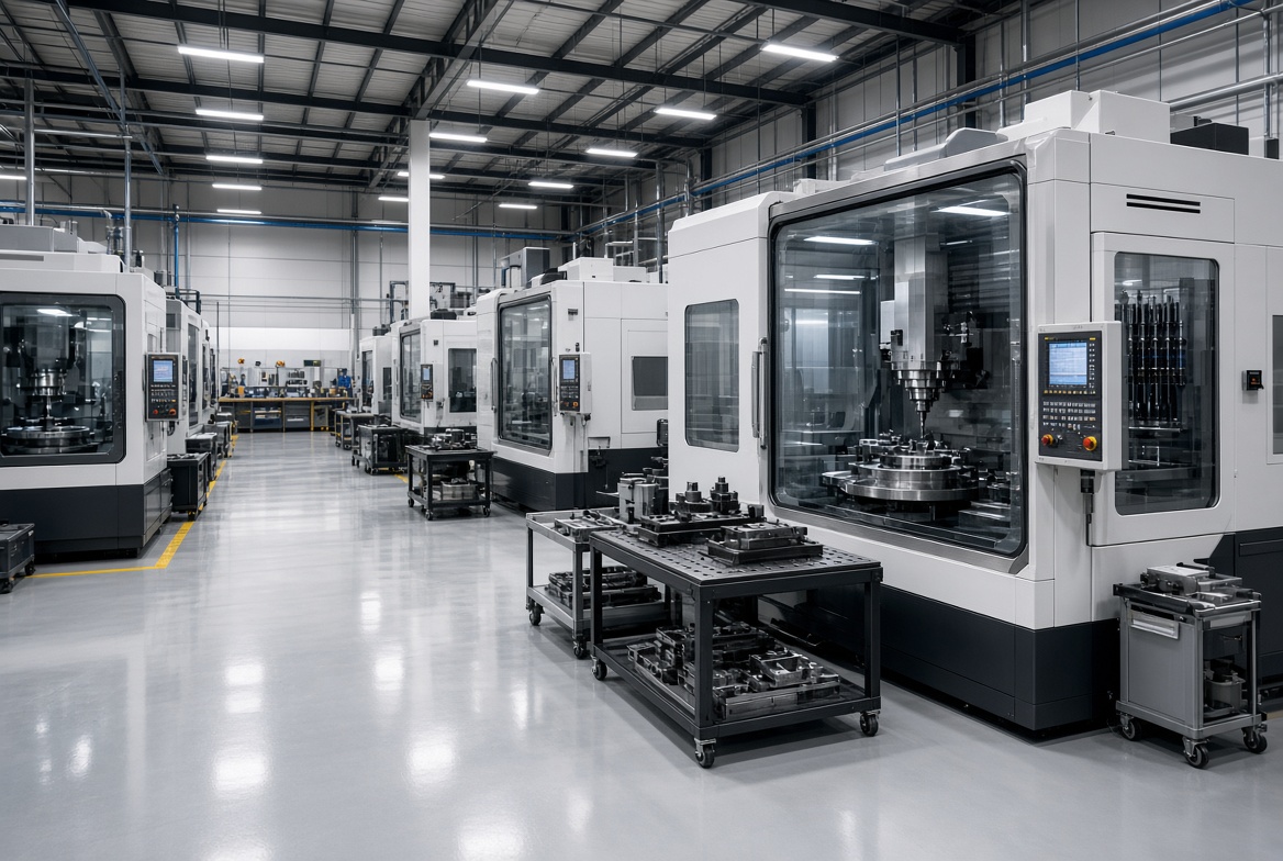 CNC shop floor